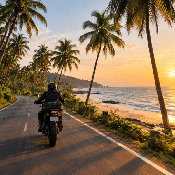 Golden Coast Motorcycle Ride Nagaon - Kashid Beach Breakfast Ride